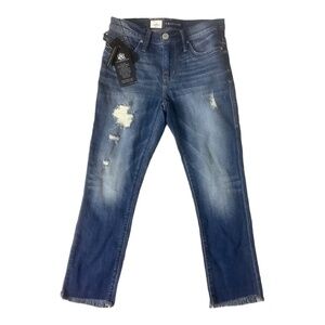 Rock &‎ Republic Distressed Mid Rise Capri Jeans Size 2 NEW